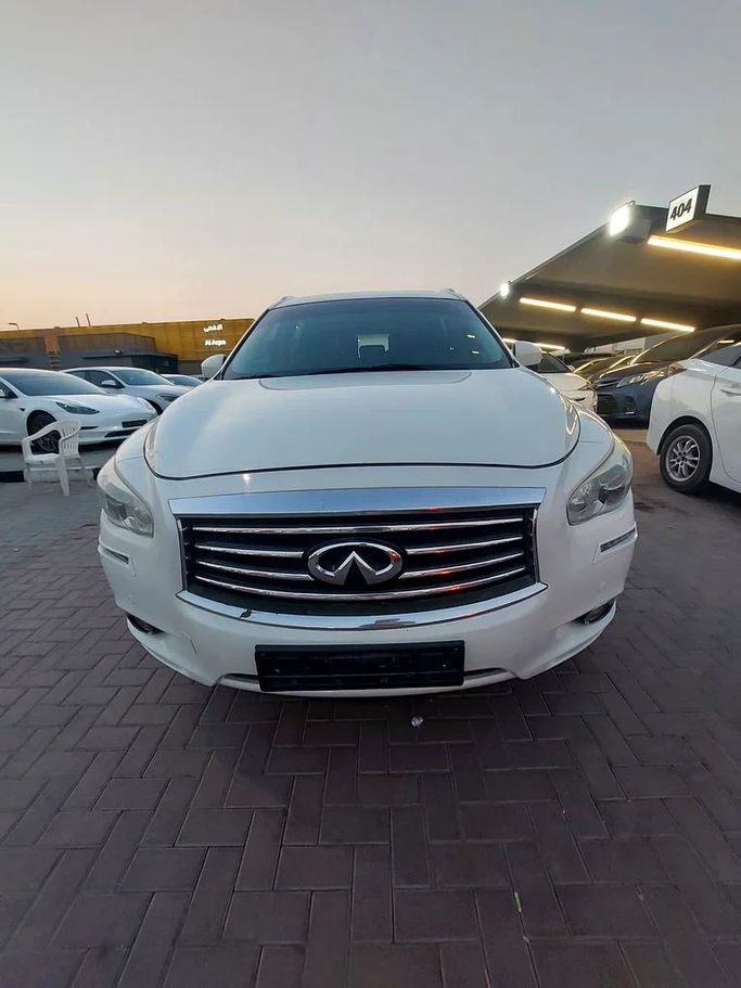 Подержанный Infiniti JX, 3.5 л, 2013 в Шардже от Al Aqsa Used Cars Белый цвет. GCC | AUTO.AE