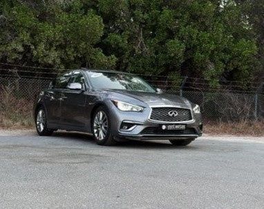 مستعملة Infiniti Q50 أنا فيس ليفت, 3.0 l, 2023 في في الإمارات, الشارقة من Al Sayed Khamis Used Cars، اللون رمادي. مواصفات الخليج | AUTO.AE | إعلان #275208