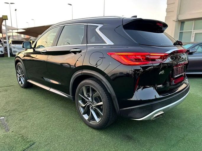 Used Infiniti QX50 II, 2.0 l, 2021 in Sharjah by Ahmad alkhodari Motors, Black color. GCC Specs | AUTO.AE