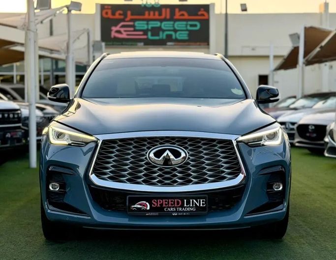مستعملة Infiniti QX55, 2.0 l, 2022 في في الإمارات, الشارقة من Speed Line Used Cars، اللون رمادي. مواصفات الخليج | AUTO.AE | إعلان #275912