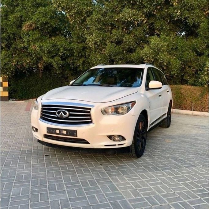 Used Infiniti QX60 I, 3.5 l, 2014 in Sharjah by Halla Cars, White color. GCC Specs | AUTO.AE