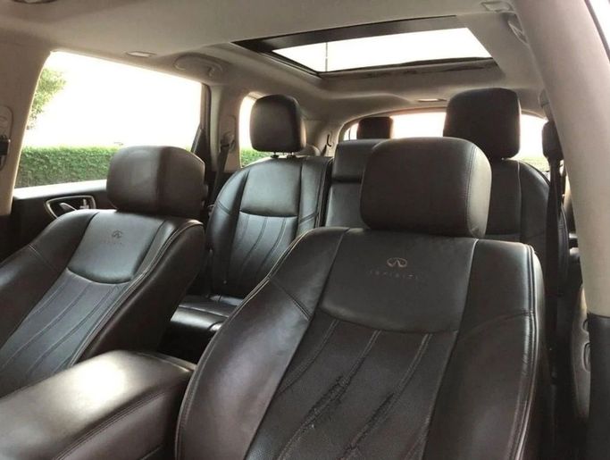 Used Infiniti QX60 I, 3.5 l, 2014 in Sharjah by Halla Cars, White color. GCC Specs | AUTO.AE