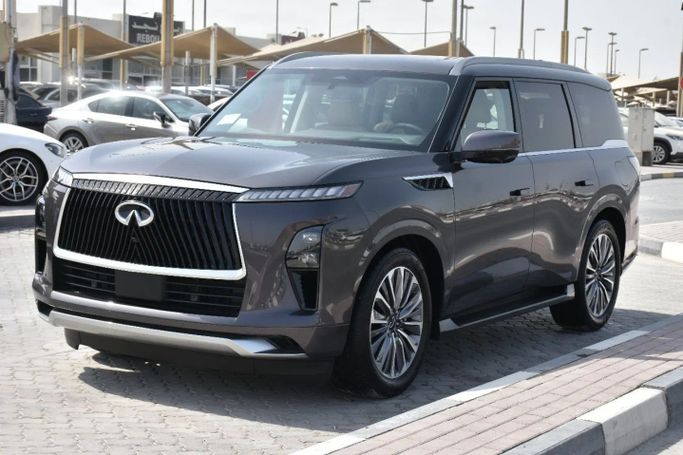 Новый Infiniti QX80 II, 3.5 л, 2025 в Шардже от Alfaris Used Cars Серый цвет. Other | AUTO.AE