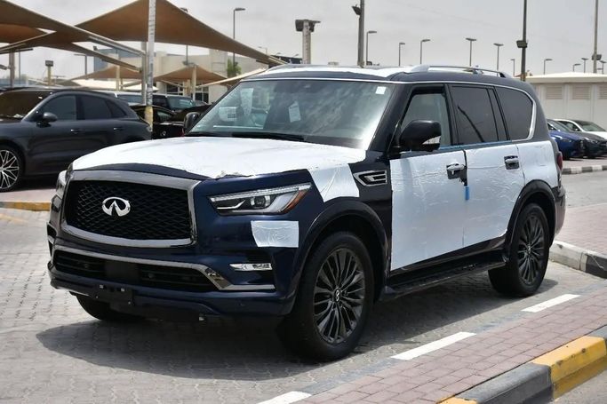 Новый Infiniti QX80 I Рестайлинг 3, 5.6 л, 2023 в Шардже от Alfaris Used Cars Синий цвет. Other | AUTO.AE