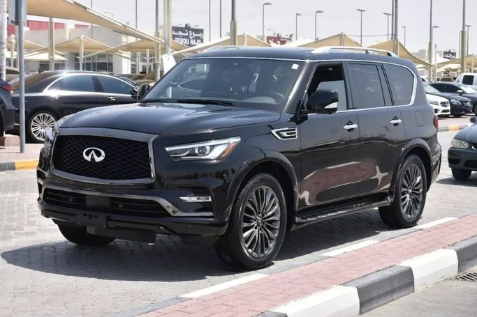 Used Infiniti QX80 I Facelift 3, 5.6 l, 2022 in Sharjah by Alfaris Used Cars, Black color. Other | AUTO.AE