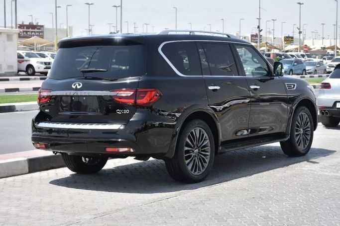 Used Infiniti QX80 I Facelift 3, 5.6 l, 2022 in Sharjah by Alfaris Used Cars, Black color. Other | AUTO.AE