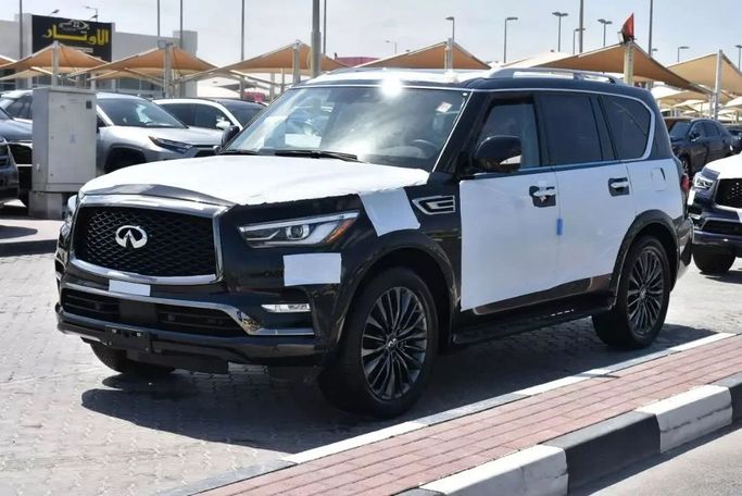 New Infiniti QX80 I Facelift 3, 5.6 l, 2023 in Sharjah by Alfaris Used Cars, Black color. Other | AUTO.AE
