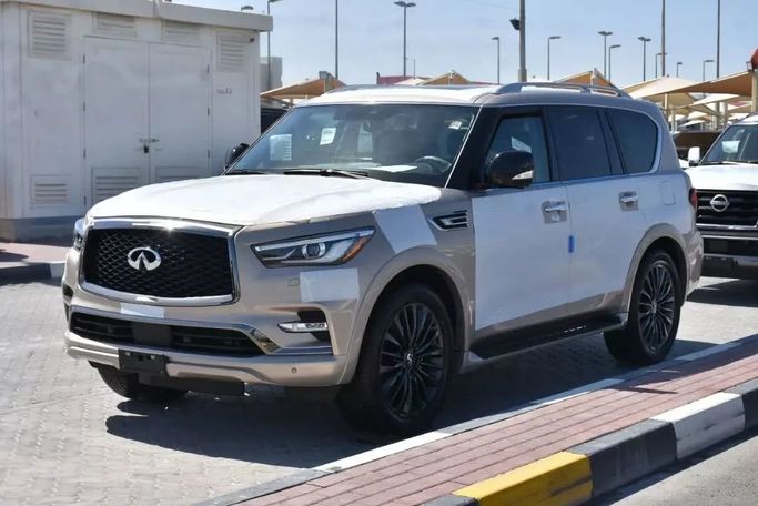 New Infiniti QX80 I Facelift 3, 5.6 l, 2023 in Sharjah by Alfaris Used Cars, Brown color. Other | AUTO.AE