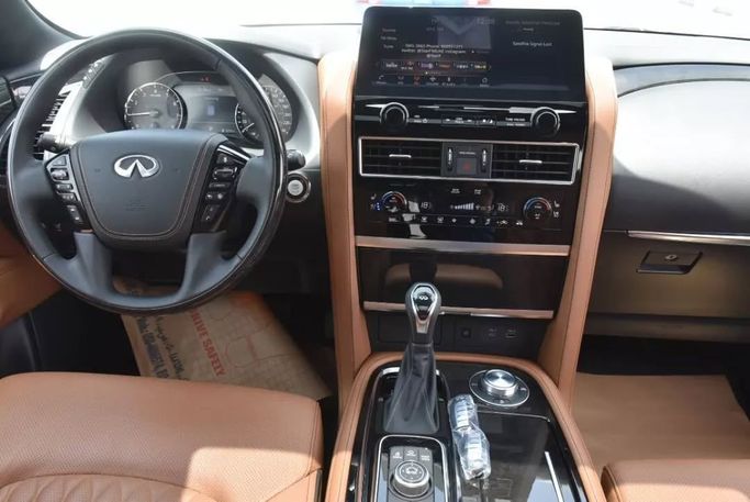 Used Infiniti QX80 I Facelift 3, 5.6 l, 2023 in Sharjah by Alfaris Used Cars, Blue color. Other | AUTO.AE