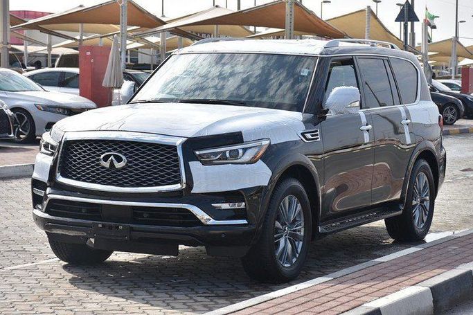 Used Infiniti QX80 I Facelift 3, 5.6 l, 2022 in Sharjah by Alfaris Used Cars, Black color. Other | AUTO.AE