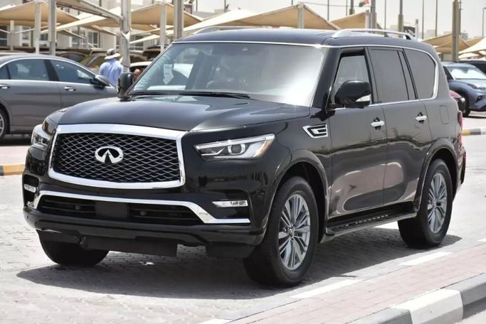 New Infiniti QX80 I Facelift 3, 5.6 l, 2022 in Sharjah by Alfaris Used Cars, Black color. Other | AUTO.AE