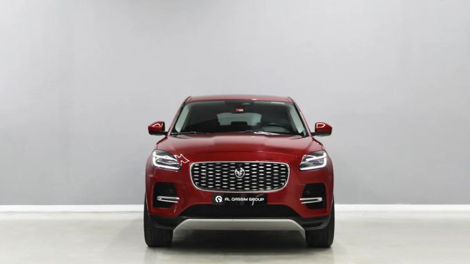 Used Jaguar E-Pace I Facelift, 2.0 l, 2021 in Sharjah by Al Qassem Cars Trading, Red color. GCC Specs | AUTO.AE
