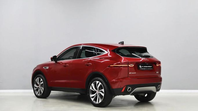 Used Jaguar E-Pace I Facelift, 2.0 l, 2021 in Sharjah by Al Qassem Cars Trading, Red color. GCC Specs | AUTO.AE