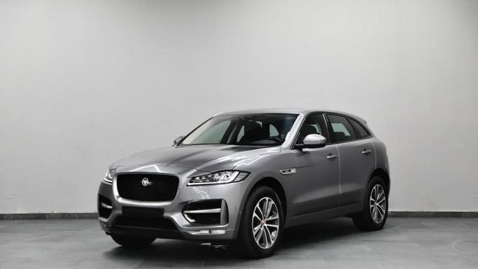 Used Jaguar F-Pace I, 2.0 l, 2020 in Sharjah by Al Qassem Cars Trading, Silver color. GCC Specs | AUTO.AE