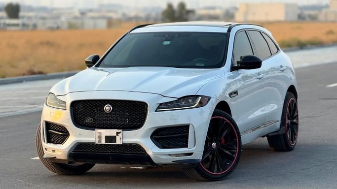 Used ⁦Jaguar F-Pace I, 3.0 l, 2017⁩ in UAE, Sharjah by Al Suraj Al Muneer Used Cars, White color. American Specs | AUTO.AE | Listing #287717