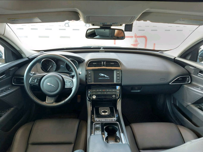 Used Jaguar XF II, 2.0 l, 2017 in Sharjah by MK Cars, Black color. American Specs | AUTO.AE