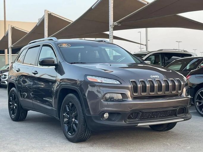 Used Jeep Cherokee V (KL), 3.2 l, 2014 in Sharjah by Al Nukhba Al Malakyah Used Cars, Grey color. Canadian Specs | AUTO.AE