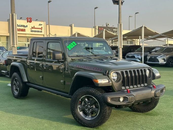 Used Jeep Gladiator II (JT), 3.6 l, 2022 in Sharjah by Badar Used Cars, Green color.  | AUTO.AE