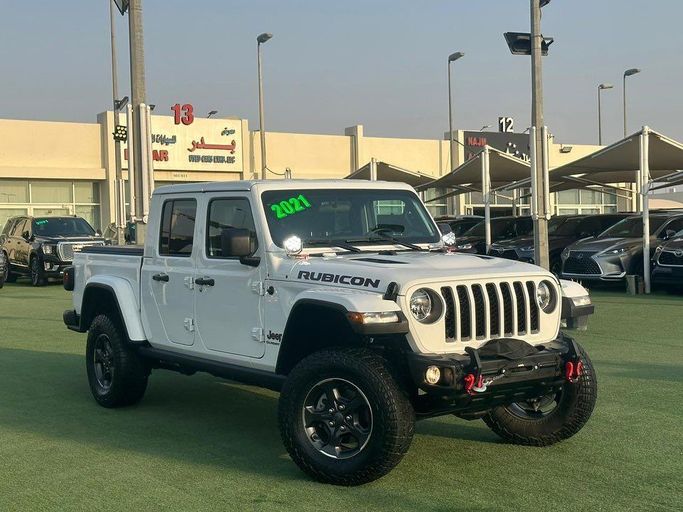 Used Jeep Gladiator II (JT), 3.6 l, 2021 in Sharjah by Badar Used Cars, White color.  | AUTO.AE