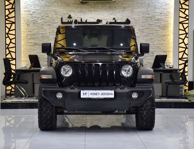 Used Jeep Wrangler IV (JL), 3.0 l, 2020 in Sharjah by Honey Gidosha Used Cars Tr., Black color.  | AUTO.AE