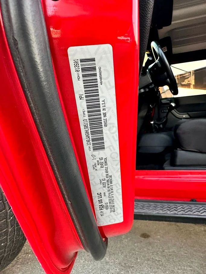 Used Jeep Wrangler IV (JL), 3.6 l, 2017 in Sharjah by Imad Younis Almani used Cars, Red color. GCC Specs | AUTO.AE