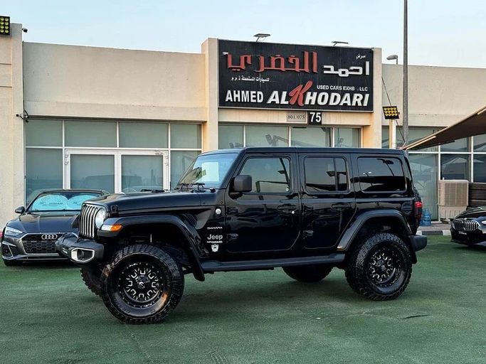 Подержанный Jeep Wrangler IV (JL), 3.6 л, 2021 в Шардже от Ahmad alkhodari Motors Черный цвет. Европейская | AUTO.AE