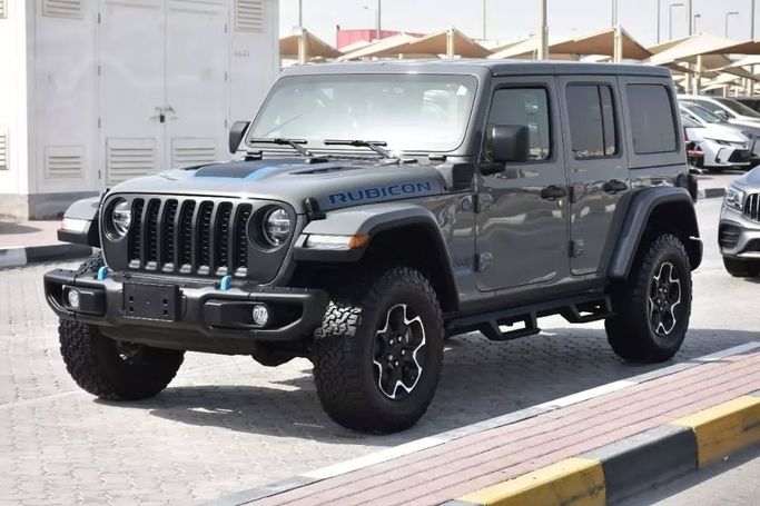 Used Jeep Wrangler IV (JL), 2.0 l, 2021 in Sharjah by Alfaris Used Cars, Grey color. Other | AUTO.AE