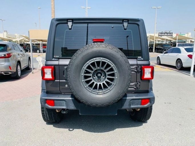 Used Jeep Wrangler IV (JL), 3.6 l, 2020 in Sharjah by Titanium Used Cars, Grey color. GCC Specs | AUTO.AE