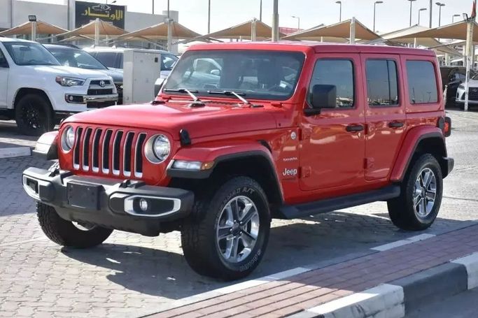 Used Jeep Wrangler IV (JL), 3.6 l, 2021 in Sharjah by Alfaris Used Cars, Red color. Other | AUTO.AE