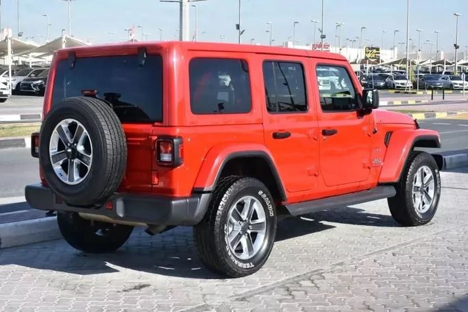 Used Jeep Wrangler IV (JL), 3.6 l, 2021 in Sharjah by Alfaris Used Cars, Red color. Other | AUTO.AE