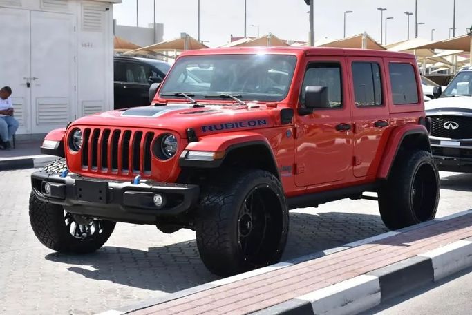 Used Jeep Wrangler IV (JL), 2.0 l, 2021 in Sharjah by Alfaris Used Cars, Red color. Other | AUTO.AE