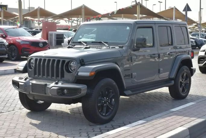 Used Jeep Wrangler IV (JL), 2.0 l, 2021 in Sharjah by Alfaris Used Cars, Grey color. Other | AUTO.AE