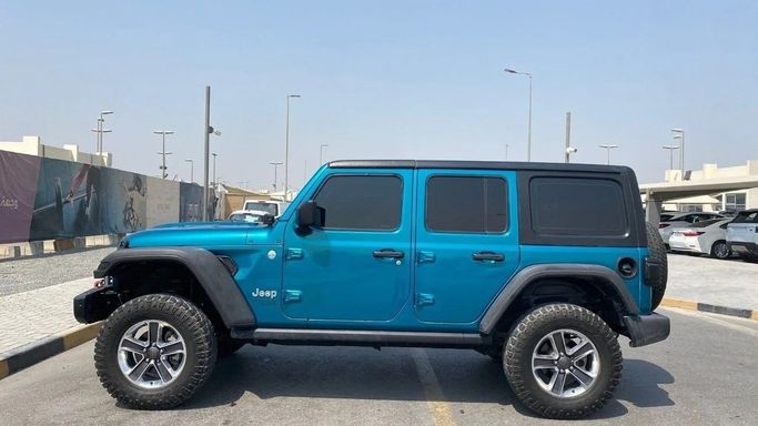 Used Jeep Wrangler IV (JL), 3.6 l, 2019 in Sharjah by Halla Cars, Blue color. Canadian Specs | AUTO.AE
