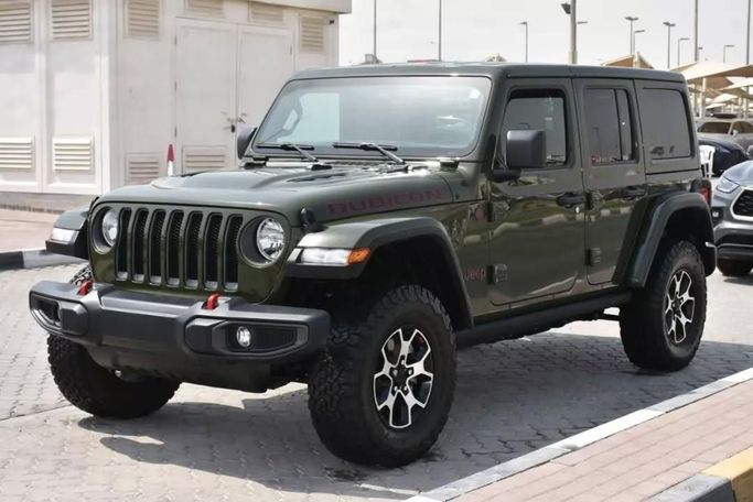 Подержанный Jeep Wrangler Rubicon IV (JL), 2.1 л, 2021 в Шардже от Alfaris Used Cars Зеленый цвет. Other | AUTO.AE