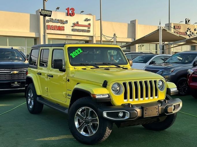 Used Jeep Wrangler IV (JL), 3.6 l, 2022 in Sharjah by Badar Used Cars, Yellow color.  | AUTO.AE