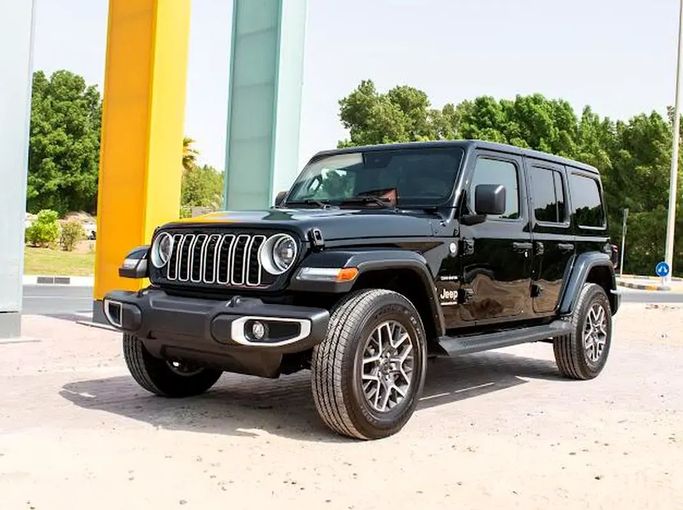 Used Jeep Wrangler IV (JL) Facelift, 3.6 l, 2024 in Sharjah by Golden Desert Used Car, Black color. Other | AUTO.AE