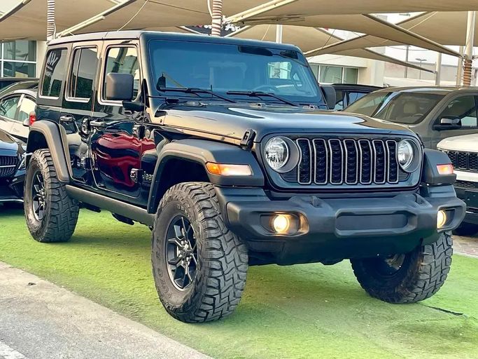 Подержанный Jeep Wrangler IV (JL) Рестайлинг, 3.6 л, 2024 в Шардже от Walid Kahat Черный цвет. Американская | AUTO.AE | Объявление #273039