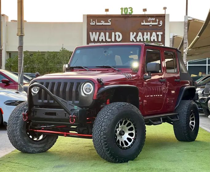 Подержанный Jeep Wrangler III (JK), 3.6 л, 2013 в Шардже от Walid Kahat Бордовый цвет. GCC | AUTO.AE | Объявление #273072