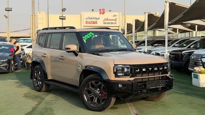 Used Jetour T2, 2.0 l, 2025 in Sharjah by Badar Used Cars, Tan color.  | AUTO.AE