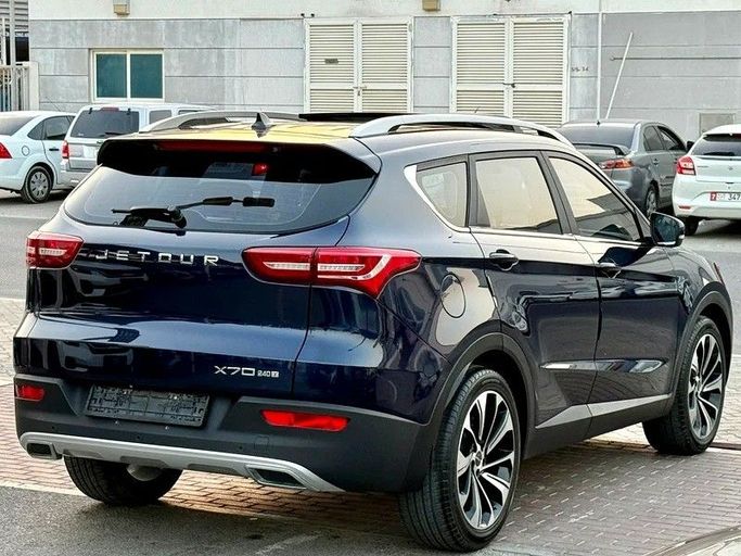 Used Jetour X70 I, 1.5 l, 2023 in Sharjah by Wael Al Azzazi Used Cars, Blue color. Other | AUTO.AE