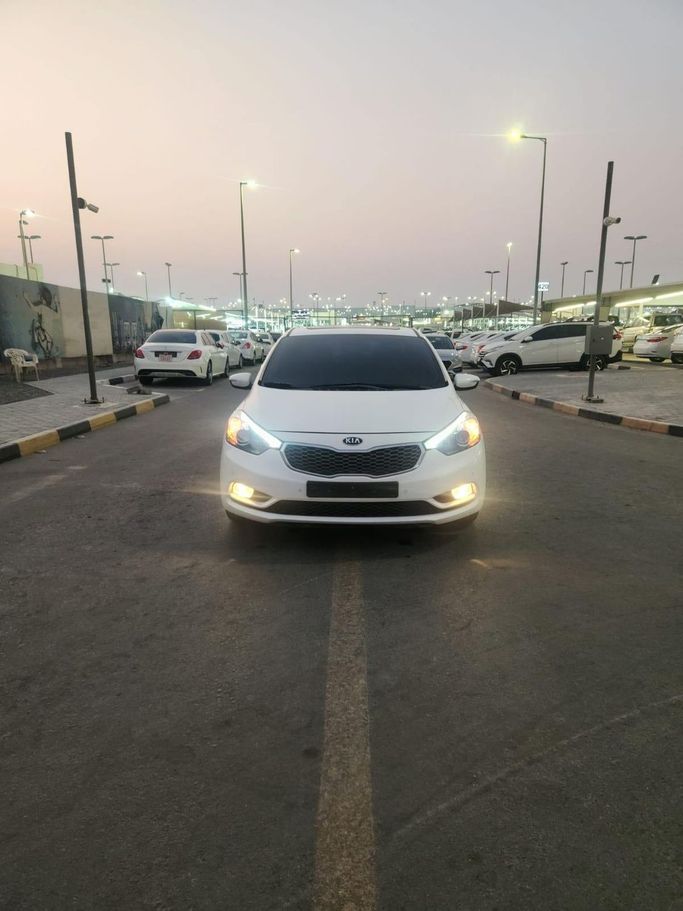 Used Kia K3 I, 1.6 l, 2015 in Sharjah by Impala Used Cars, White color. Korean Specs | AUTO.AE