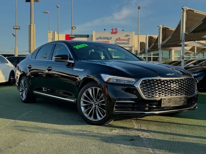 Used Kia K9 II (RJ) Facelift, 3.8 l, 2023 in Sharjah by Badar Used Cars, Black color.  | AUTO.AE