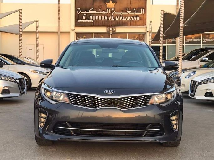 Used Kia Optima IV Facelift, 2.4 l, 2018 in Sharjah by Al Nukhba Al Malakyah Used Cars, Black color. American Specs | AUTO.AE