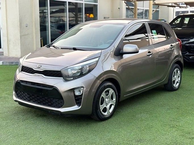 Used Kia Picanto III, 1.2 l, 2019 in Sharjah by Almasar Used Cars, Grey color. GCC Specs | AUTO.AE