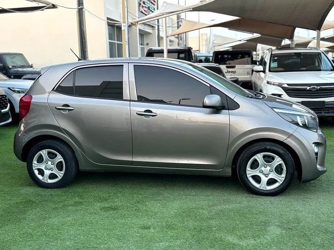 Used Kia Picanto III, 1.2 l, 2019 in Sharjah by Almasar Used Cars, Grey color. GCC Specs | AUTO.AE