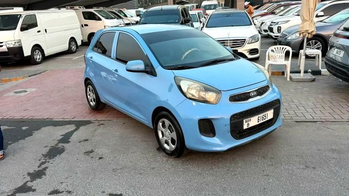 Подержанный ⁦Kia Picanto II Рестайлинг, 1.2 л, 2017⁩ в ОАЭ, Шарджа от LUGEN USED CARS TR LLC Голубой цвет. GCC | AUTO.AE | Объявление #290748