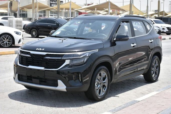 New Kia Seltos I Facelift, 1.6 l, 2024 in Sharjah by Alfaris Used Cars, Black color. Other | AUTO.AE