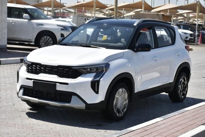 Новый Kia Sonet I Рестайлинг, 1.0 л, 2024 в Шардже от Alfaris Used Cars Белый цвет. Other | AUTO.AE