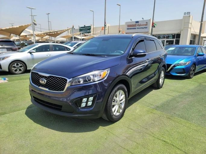 Used Kia Sorento III Prime Facelift, 2.4 l, 2018 in Sharjah by Tabarak Used Cars, Blue color. American Specs | AUTO.AE