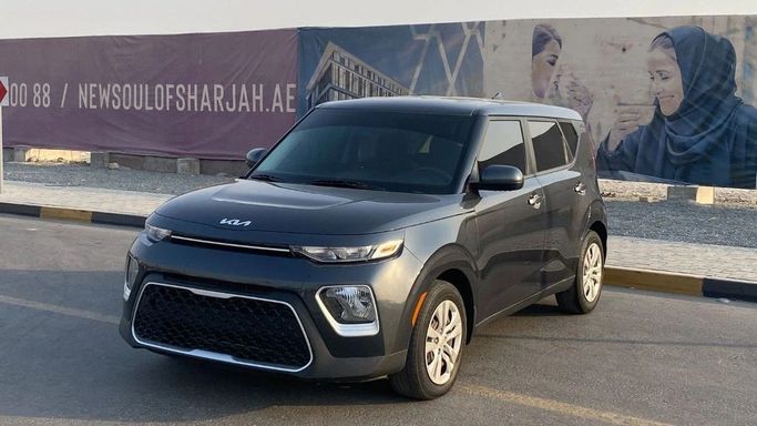 Used Kia Soul III, 2.0 l, 2022 in Sharjah by Halla Cars, Grey color. American Specs | AUTO.AE